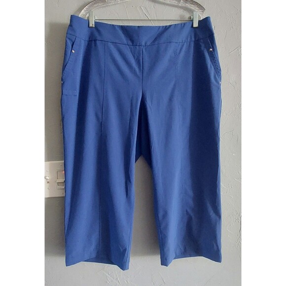 Zenergy Golf By Chico's Pants Women's Size 2.5 Blue,Pockers, 36.5 Inch Waist - Picture 1 of 7